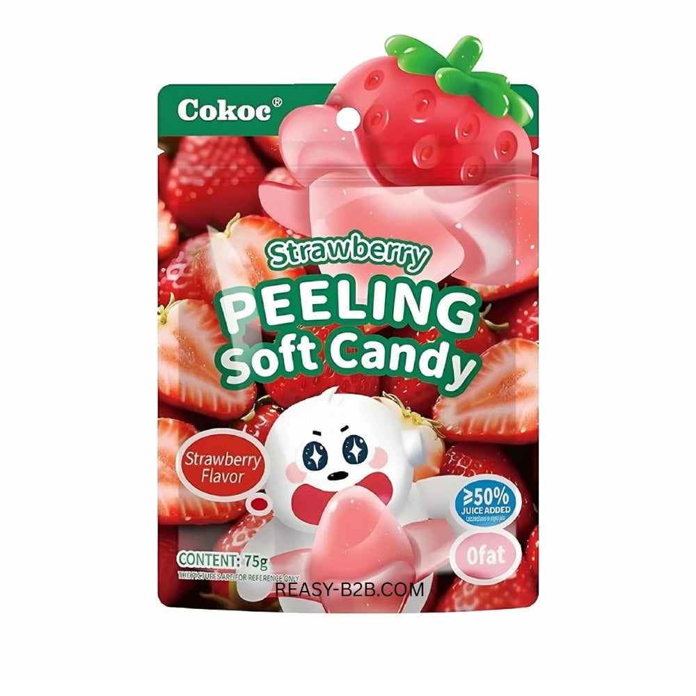 Cokoc Peeling Soft Candy Strawberry 75g 24er Pack mhd 2026