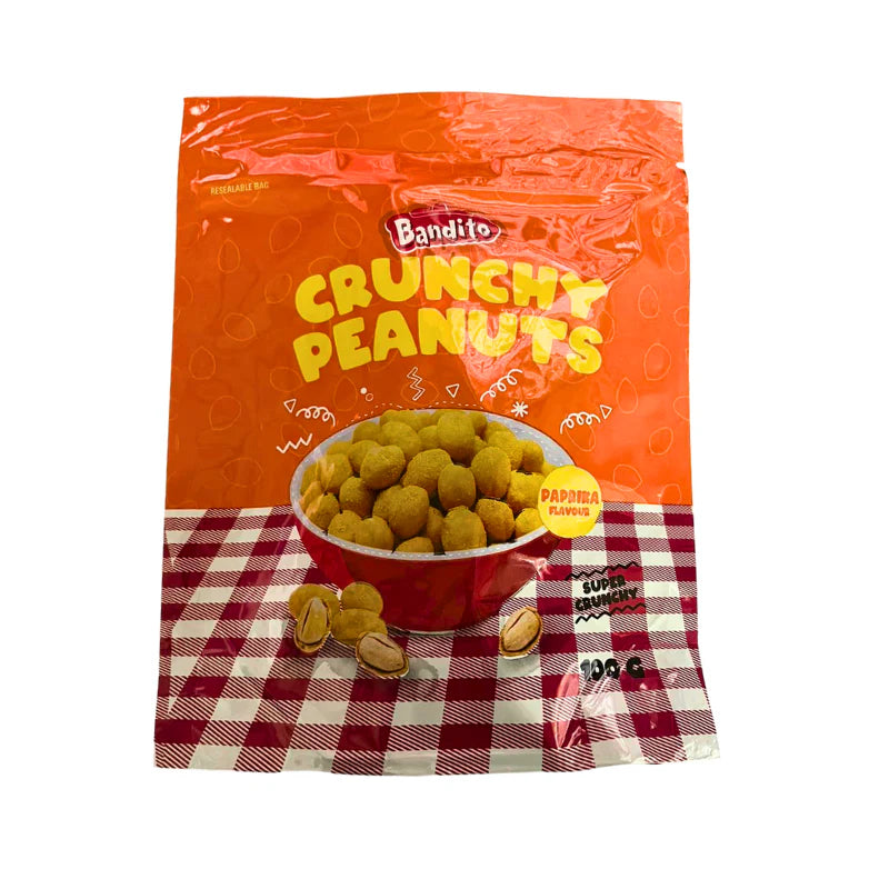 Crunchy Peanuts Paprika Flavour 100g 20er Pack mhd 08/26