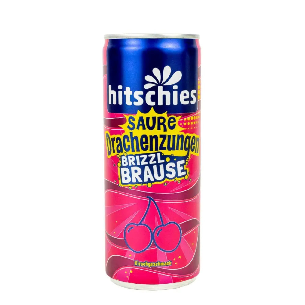 Hitschies - Saure Drachenzungen - brizzl Brause - Kirsche - 250ml 24er Pack mhd 30.04.26