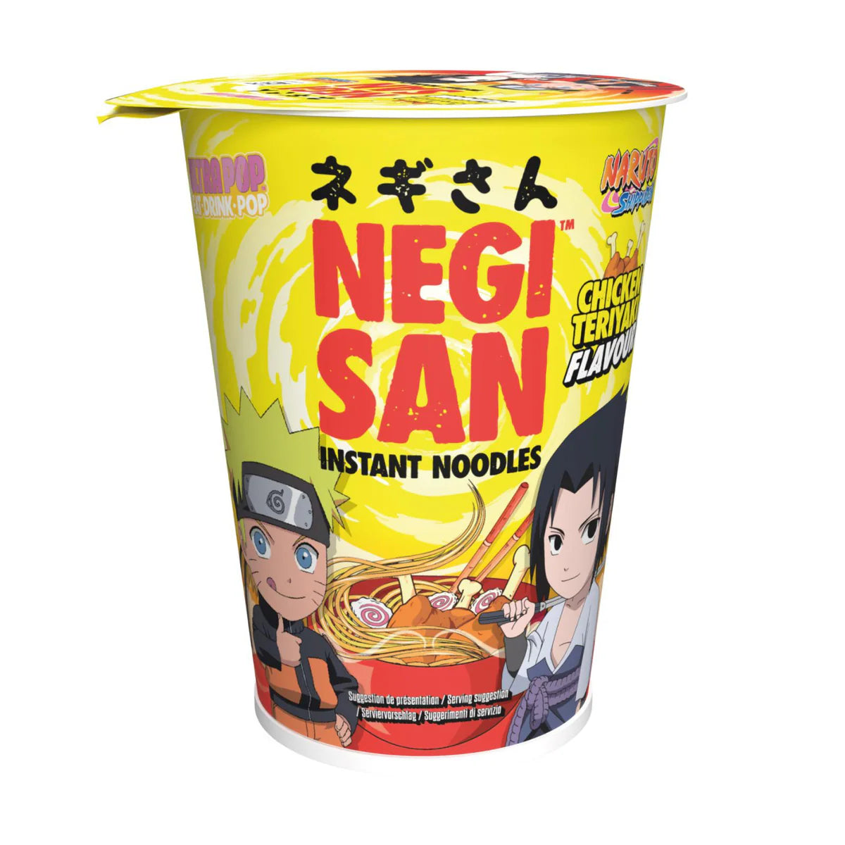 Naruto Shippuden Negisan Instant Noodles Chicken Teriyaki 65g 24er Pack mhd 07/26