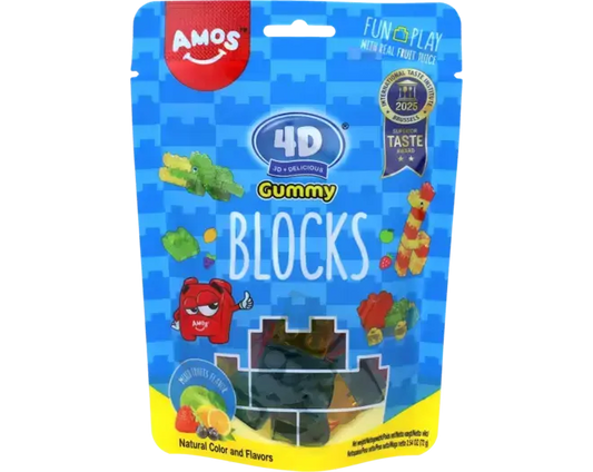 4D - Fruit Gummy - Blocks - 72g 12er Pack 09/26