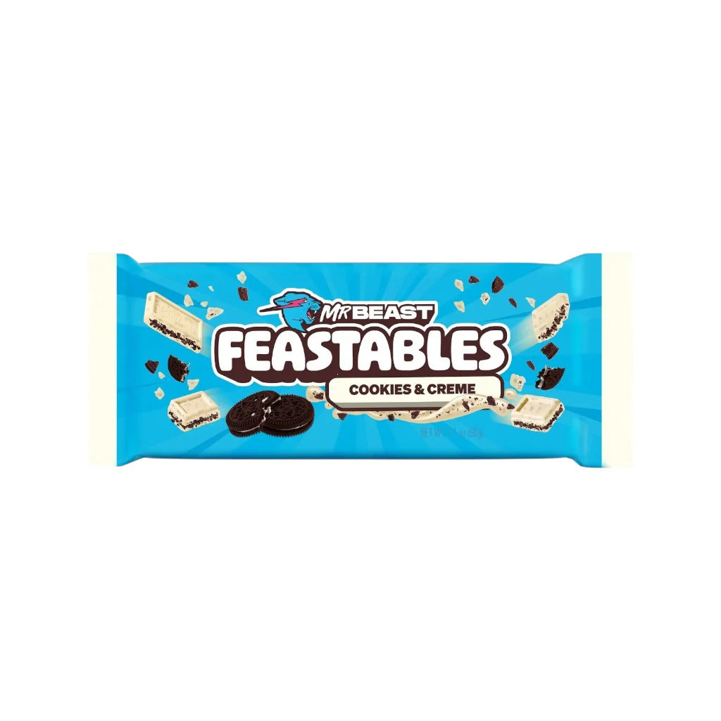 Mr. Beast Chocolate Bar 60g Cookies and Cream 20er Pack