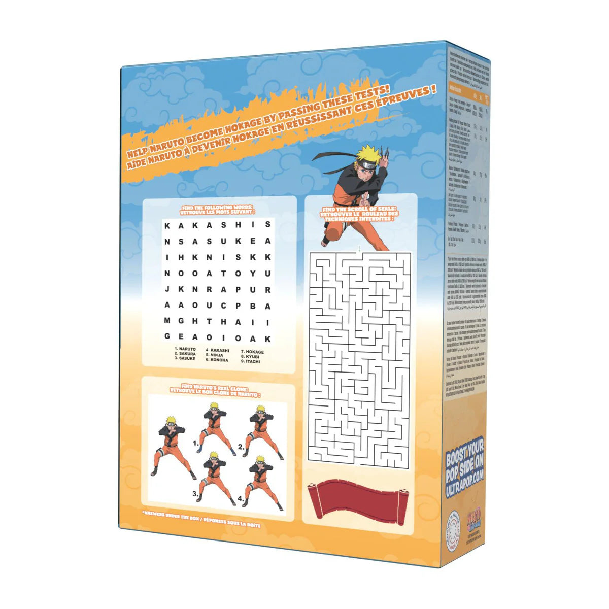 YOKOSAN - Naruto Shippuden - Céréales Cookies Cream 350g 24er Pack mhd 11/26