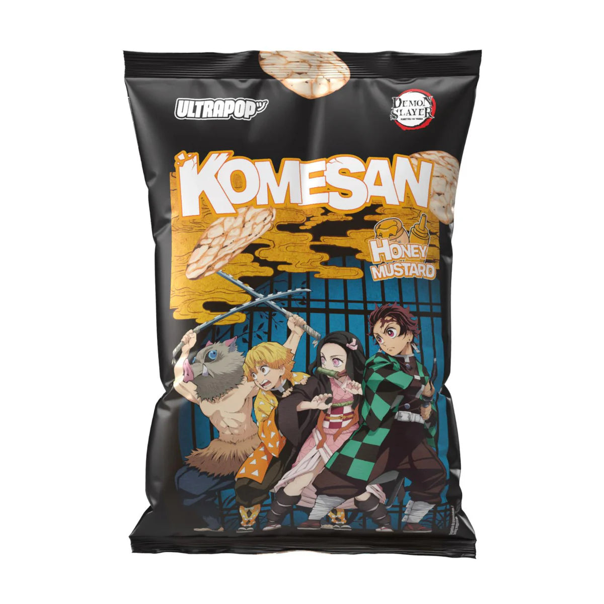Chips Komesan Ultra Pop Demon Slayer Komesan Honey & Mustard 60g 24er Pack mhd 08/26