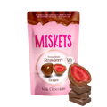 Miskets Milk Chocolate Coated Strawberry 80g 6er Pack mhd