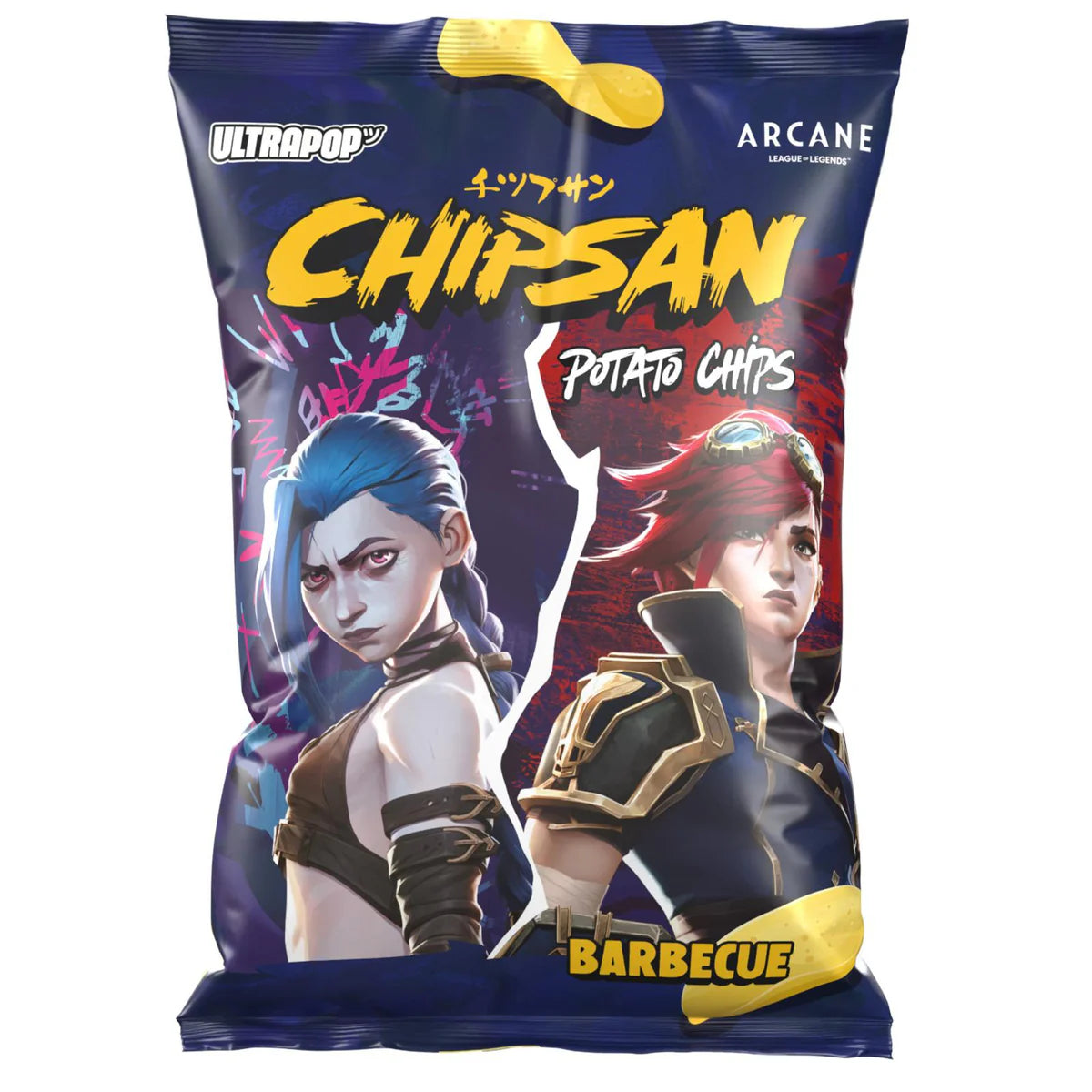 Chipsan Kartoffelchips BBQ Arcane Jinx & Vi Ultra Pop 110g 20er Pack mhd 08/26