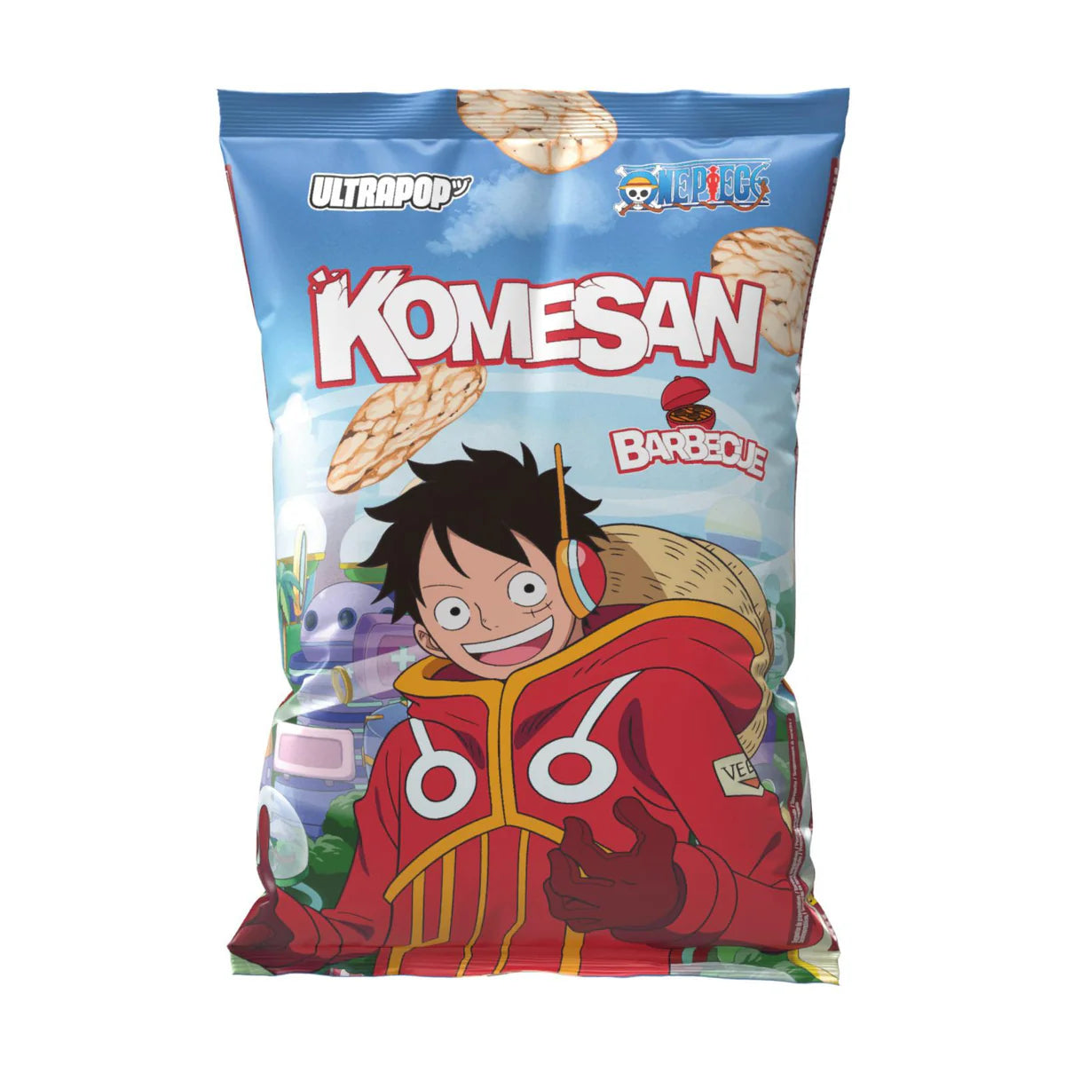 Chips Komesan Ultra Pop Rice Luffy BBQ 60 g 24er Pack