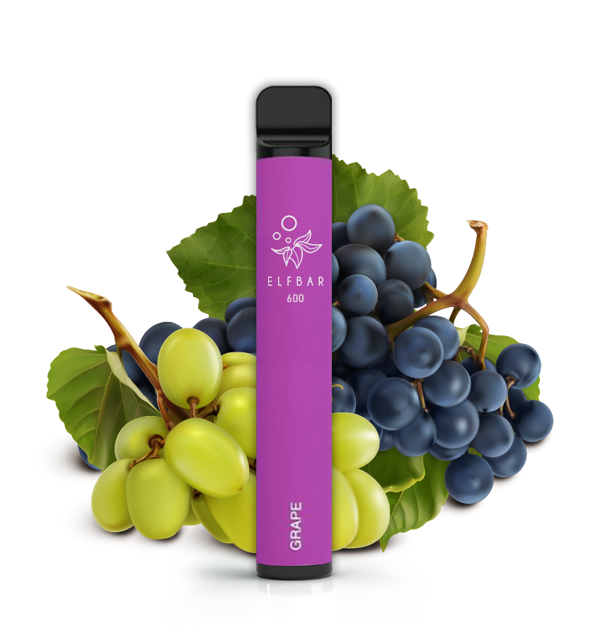 10x Elfbar 600 Grape Einweg Vapes