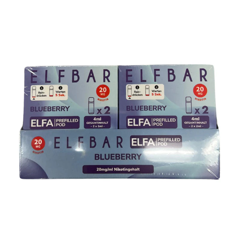 10x Elfbar Elfa 2er Pack Blueberry
