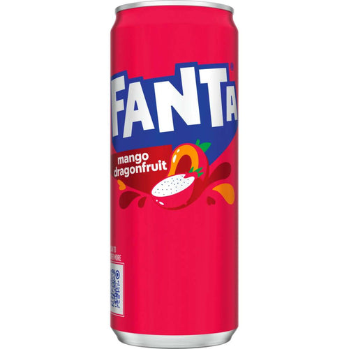 Fanta - original - Mango Drachenfrucht - 330ml 24er Pack mhd 09/26
