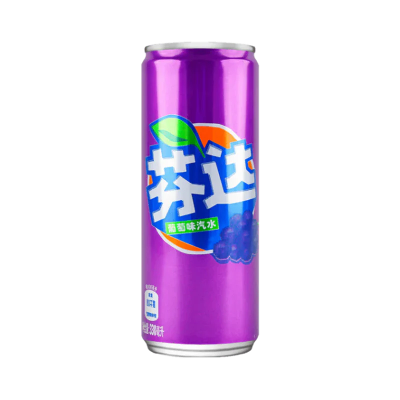 Asia Fanta Grape 0.33 Dose 24er Pack mhd 08/26