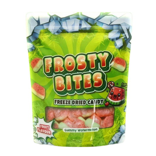 Frosty Bites Freezed Dried Candy - Gummy Watermelon 50g 24er Pack mhd 2026