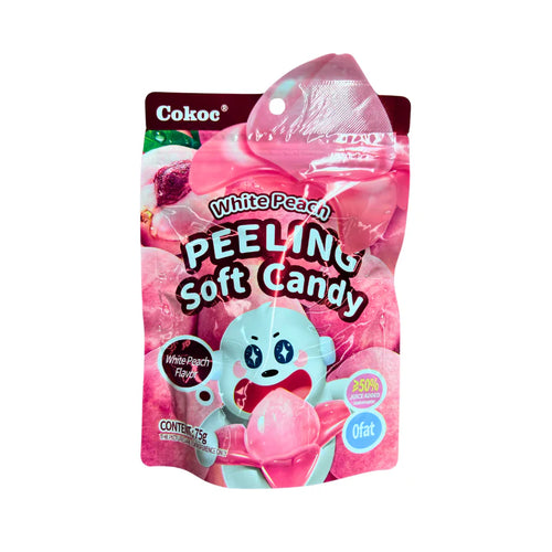 Cokoc Peeling Soft Candy White Peach 75g 24er Pack