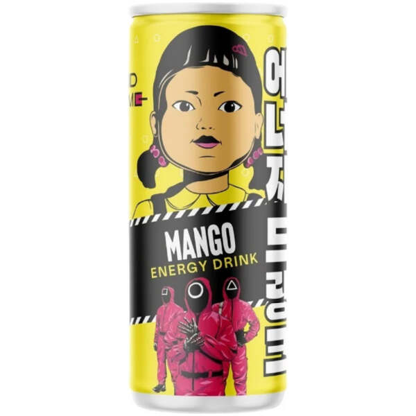 Squid Game - Energy - Mango - 250ml 24er Pack mhd 02/27