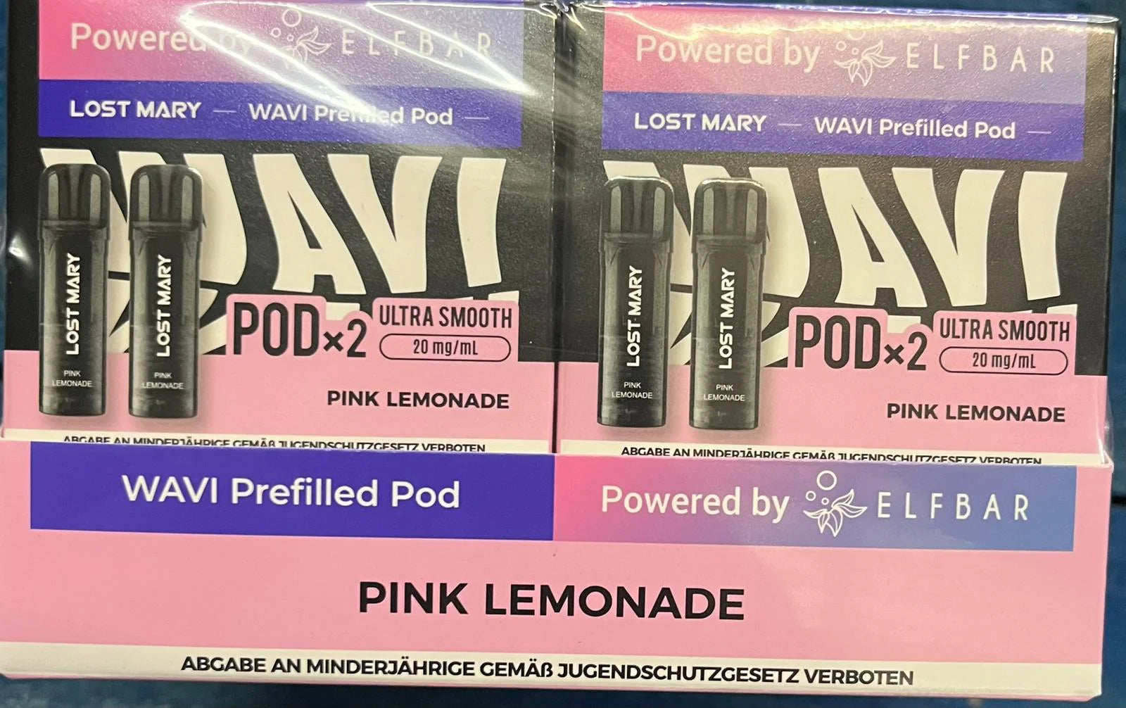 Elfbar Lost Mary WAVI - Pink Lemonade - 20mg Nikotin 10x 2er Pack
