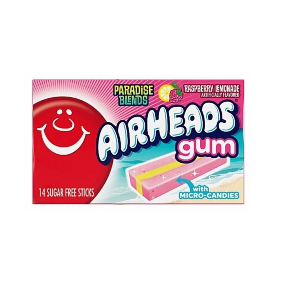 AIRHEADS - KAUGUMMI - RASPBERRY LEMONADE - 34G - 12er Pack mhd 01/27