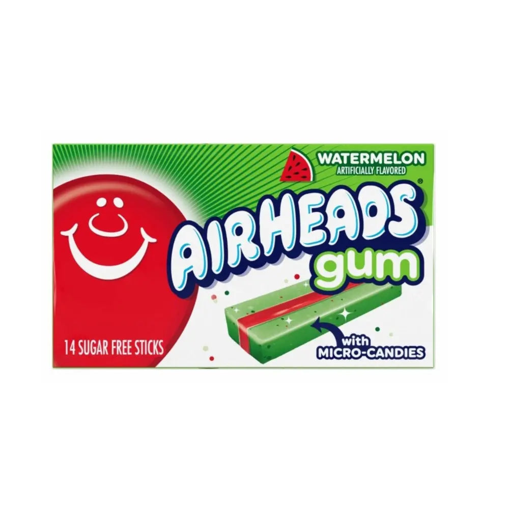 AIRHEADS - KAUGUMMI - WATERMELON - 34G - 12er Pack mhd 08/26