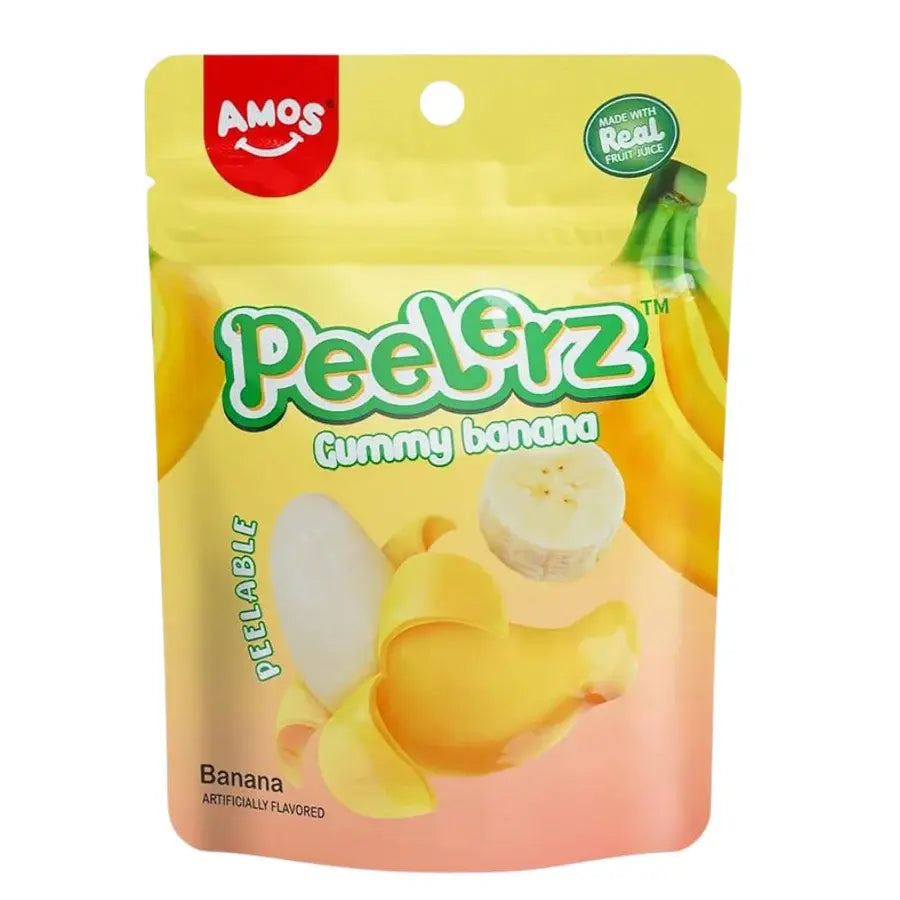 AMOS - Peelerz Gummy - Banana - 65g 24er Pack mhd