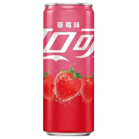 Asia Coca Cola Strawberry 0.33 Dose 24er Pack mhd 01/27