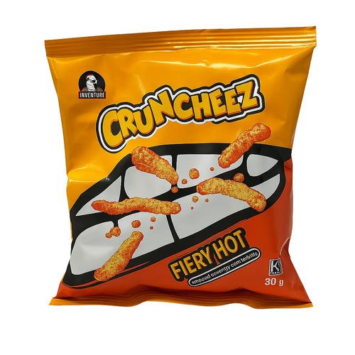 Cruncheez - Fiery Hot - 30g 24er Pack mhd 09/26
