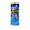 Hitschies - Saure Drachenzungen Energy Zero Blau - 250ml 24er Pack mhd