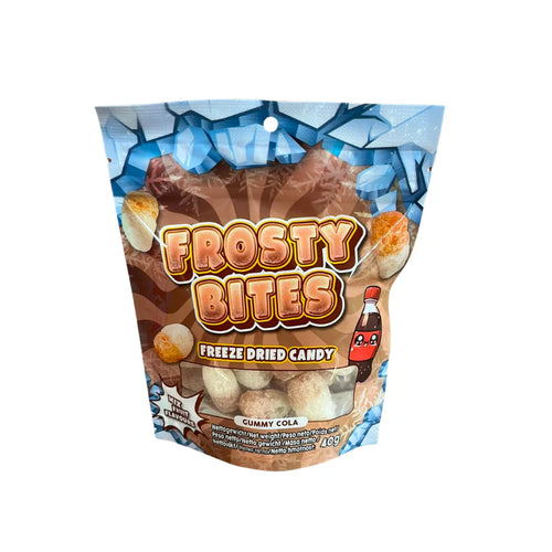 Frosty Bites Freezed Dried Candy - Gummy Cola 40g 24er Pack mhd 2027