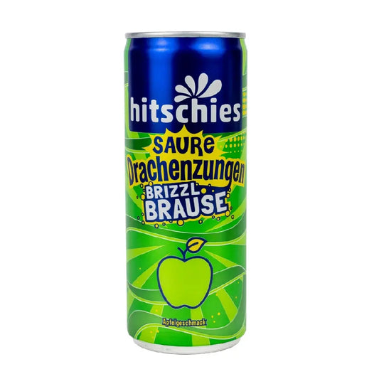 Hitschies - Saure Drachenzungen - brizzl Brause - Apfel - 250ml 24er Pack mhd 30.04.26