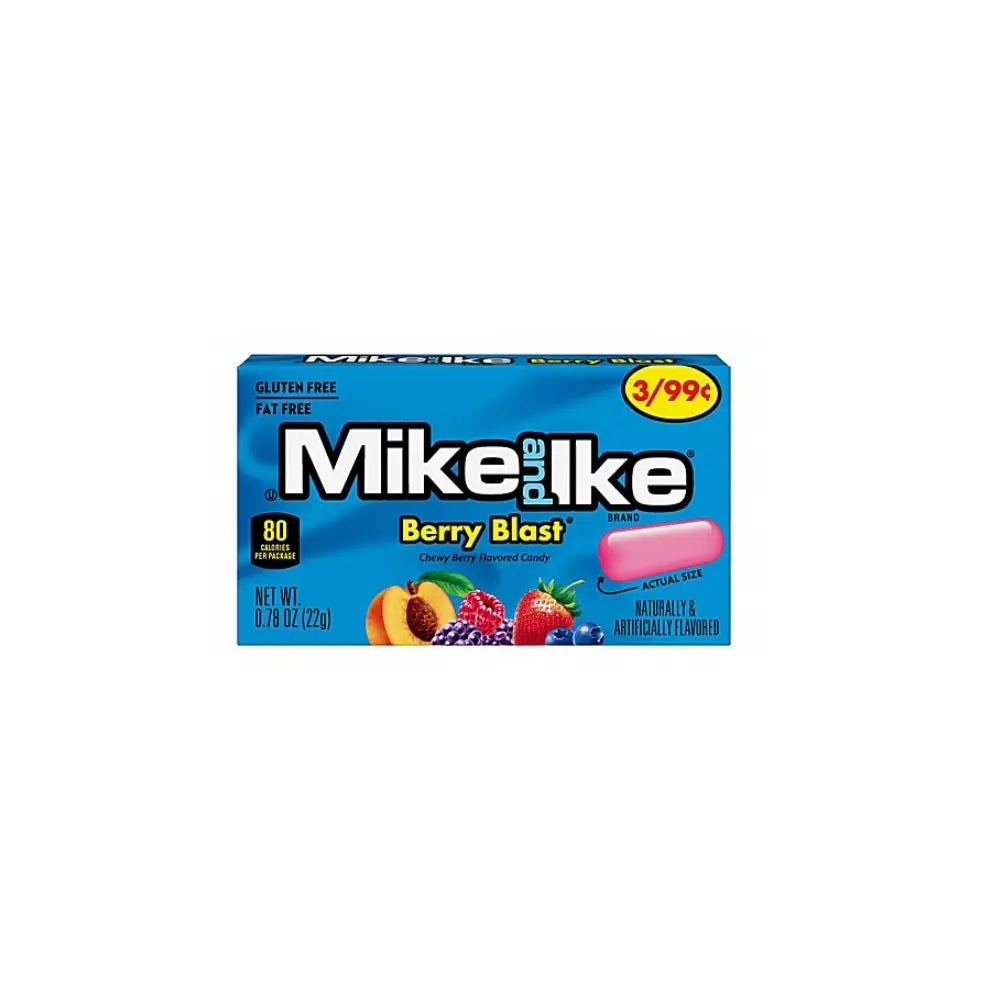 MIKE & IKE - BERRY BLAST- MINI BOX - 22G - 24er Pack