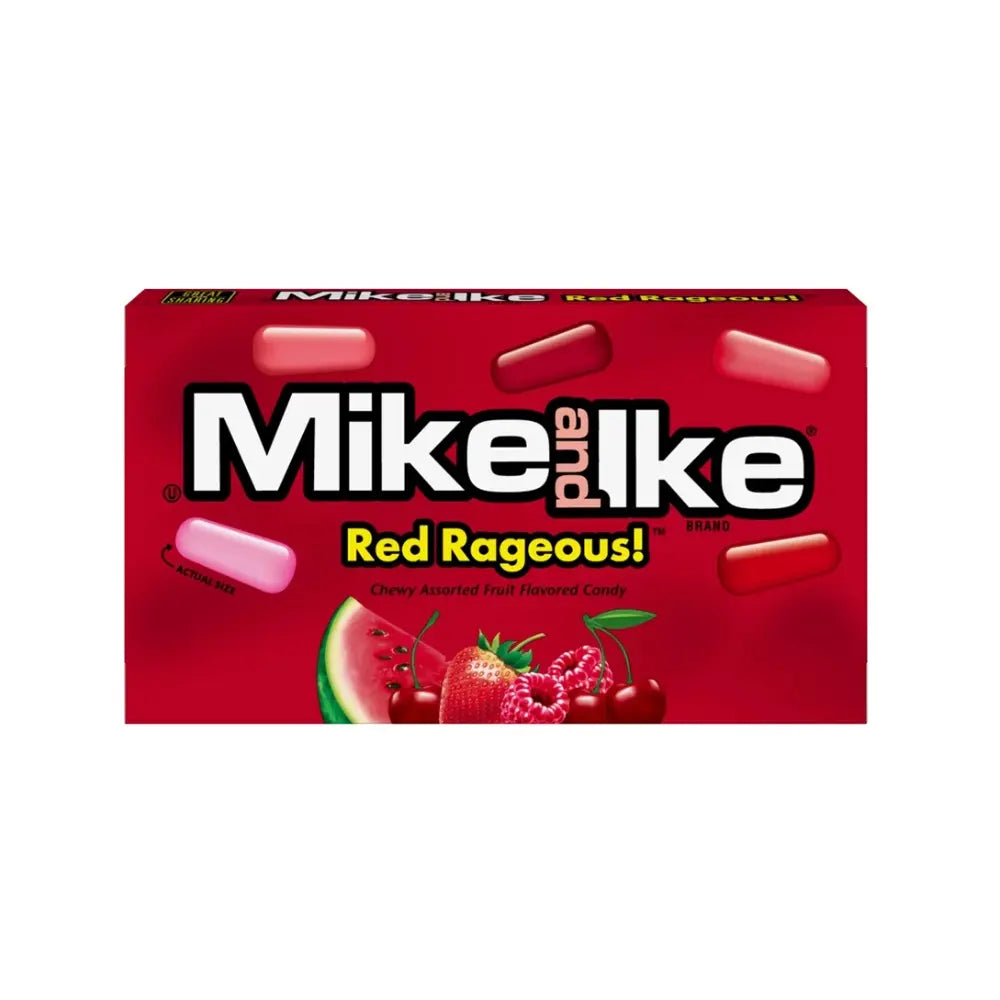 MIKE & IKE - RED RAGEOUS - THEATER BOX - 120G - 12er Pack mhd 12/26
