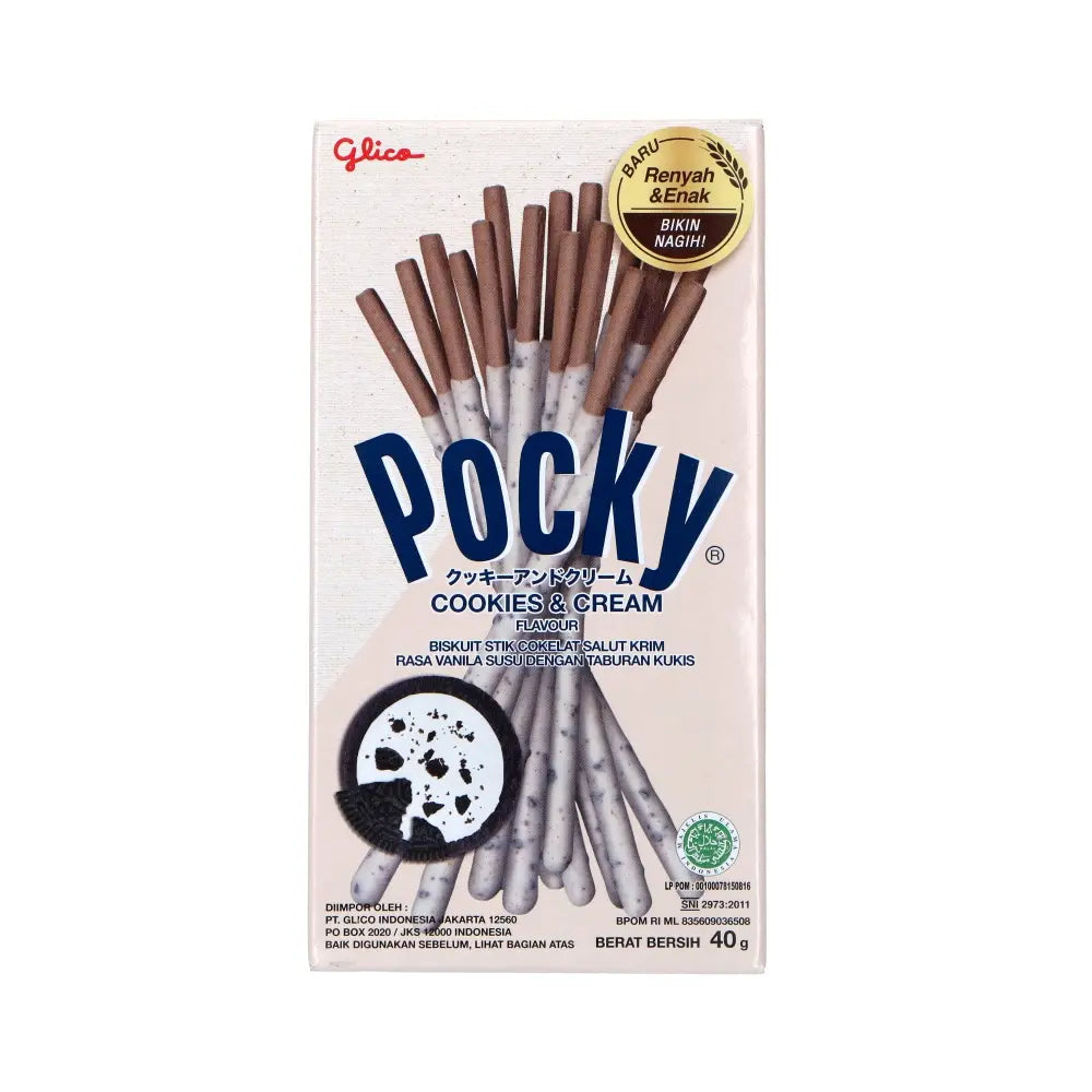 POCKY - COOKIES & CREAM - 40G 10er Pack mhd 10/27