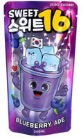 SWEET 16 - BLUEBERRY ADE (ZERO SUGAR) 200ML 10er Pack mhd 06/27