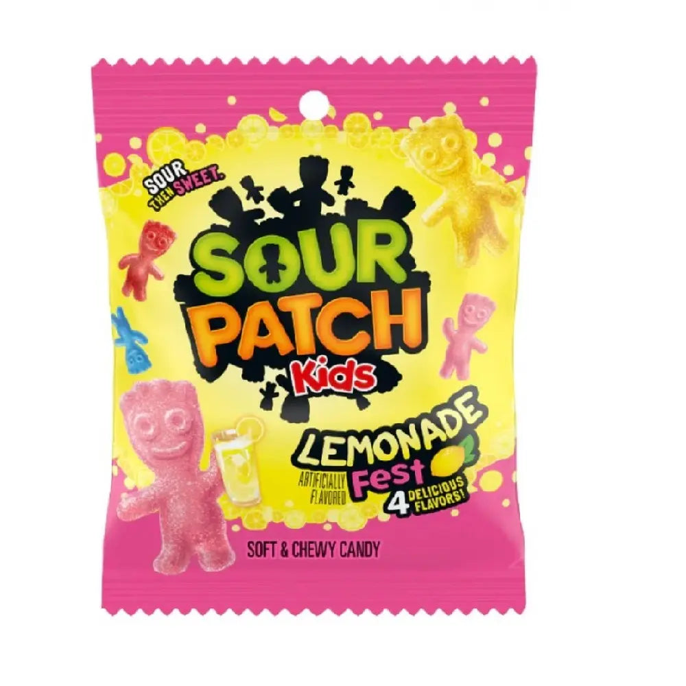 SOUR PATCH KIDS - LEMONADE FEST - TÜTE - 102G USA 12er Pack mhd 02/27