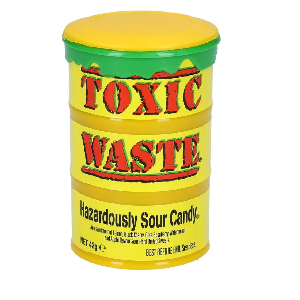 TOXIC WASTE HAZARD SOUR CANDY 42G 12er Pack mhd 09/27