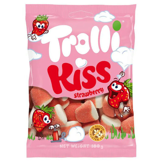 Trolli Kiss Strwberry 100g 22er Pack mhd 15-10-2026
